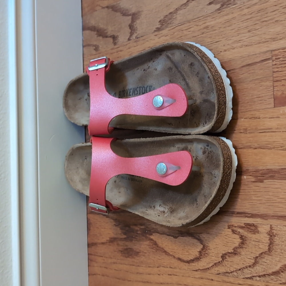 Women's Peach Birkenstocks